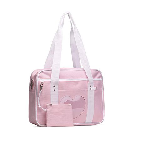 SteamedBun Ita Bag Heart Japanese Bags Kawaii Large Shoulder Anime Purse: Handbags: Amazon.com