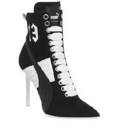 Saved from weshop.co.uk Puma High Heel Sneaker BLACK SUEDE | Eeseeagans Online on WeShop
