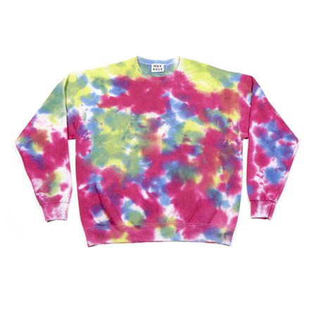 Floral Tie Dye Sweatshirt — MAX ROUX