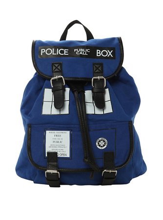 Doctor Who TARDIS Medium Slouch Backpack