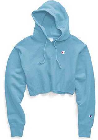 Champion cropped hoodie - baby blue