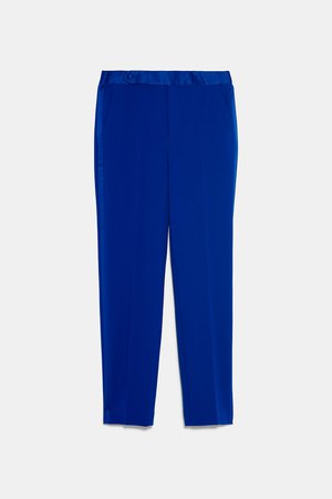 TUXEDO PANTS WITH SIDE STRIPE-SUITS-WOMAN | ZARA United States