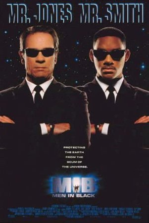 Men In Black - 27"X40" D/S Original Movie Poster One Sheet GLOSSY Will Smith Tommy Lee Jones 1997 at Amazon's Entertainment Collectibles Store