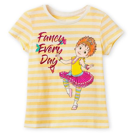Fancy Nancy Yellow Striped T-Shirt for Girls | shopDisney