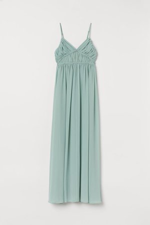 Long Dress - Mint green - Ladies | H&M US