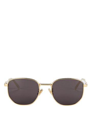 Bottega Veneta Wire Square-Frame Sunglasses | INTERMIX®
