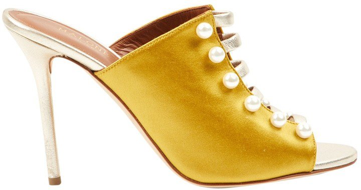 Gold Cloth Sandals