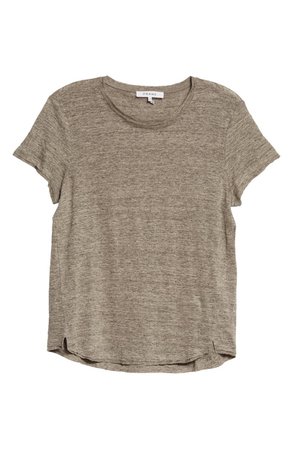 FRAME Easy True Linen T-Shirt | Nordstrom