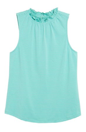 1901 Gathered Neck Sleeveless Knit Top | Nordstrom