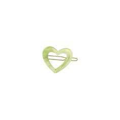 green heart clip