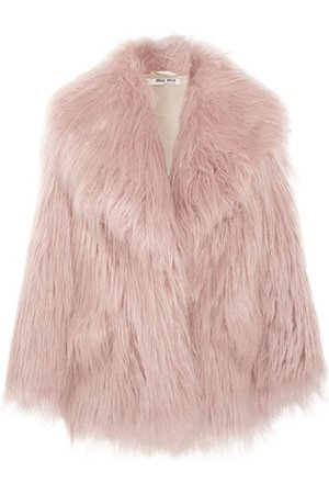 MIU MIU Oversized fabulous faux fur coat