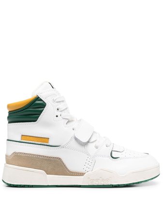 Isabel Marant Panelled high-top Sneakers - Farfetch