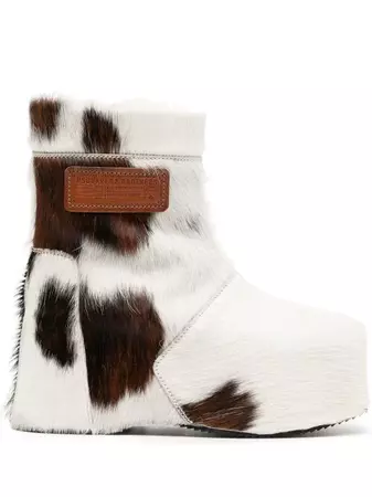 Dsquared2 Cowhide faux-fur Ankle Boots