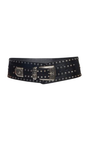 Studded Waist Leather Belt By Etro | Moda Operandi