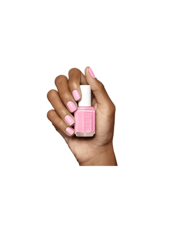 pastel pink nail polish manicure