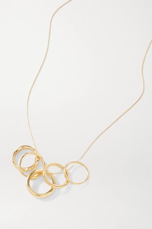 Gold Gold-plated necklace | Bottega Veneta | NET-A-PORTER