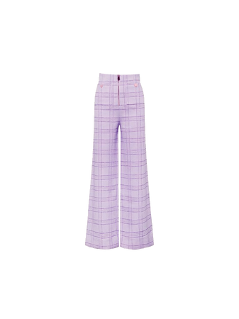 Pastel Purple Plaid Pants (Dei5 edit)