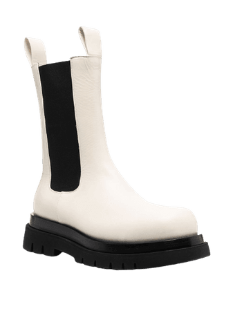 Bottega Veneta - The Lug bicolor boot