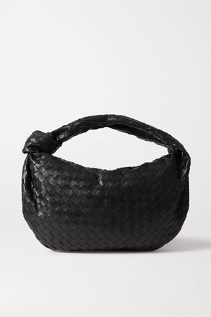 Black Jodie small knotted intrecciato leather tote | Bottega Veneta | NET-A-PORTER