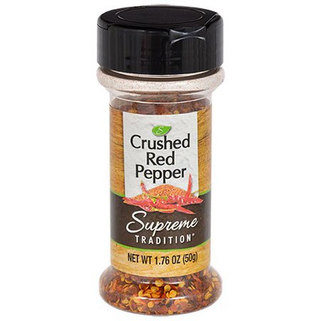 Supreme Tradition Crushed Red Pepper, 1.76 oz. - Spices - Food - Grocery products