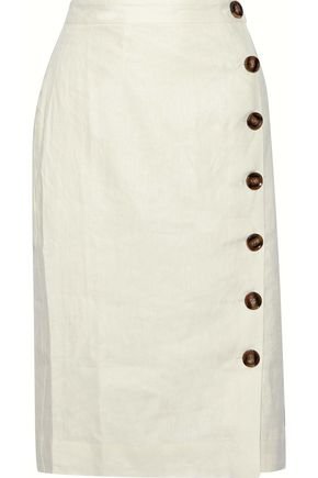 Louisa linen skirt | IRIS & INK | Sale up to 70% off | THE OUTNET