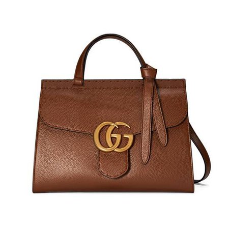 GG Marmont leather top handle - Gucci Women's Top Handles & Boston Bags 421890A7M0T2548