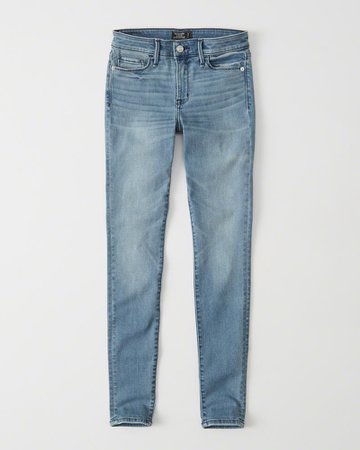 Abercrombie Low-Rise Super Skinny Jeans