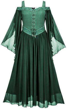 Acacia Maxi Dress Green - HolyClothing