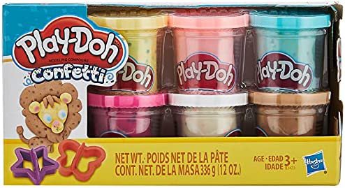 Amazon.com: Play-Doh Confetti Compound Collection Dough Play Set : Toys & Games