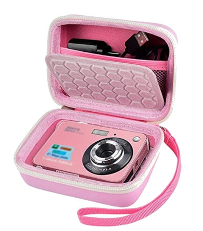 pink digital camera case