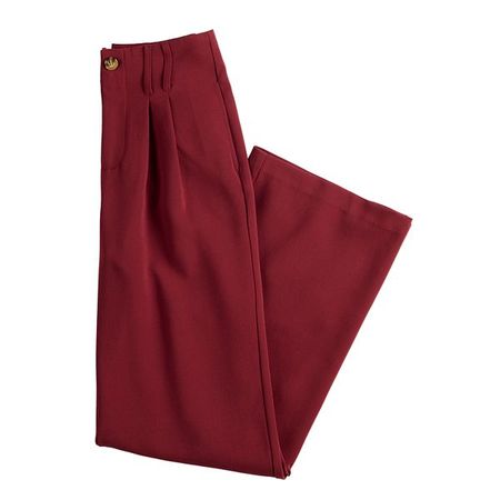 Juniors' SO® Solid High-Rise Wide Leg Trousers
