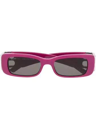Balenciaga Eyewear crystal-embellished square-frame Sunglasses - Farfetch