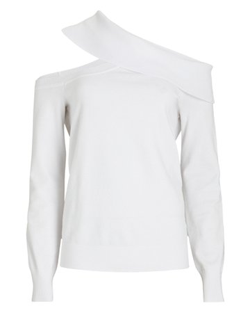 L'Agence Minnie Off-The-Shoulder Sweater | INTERMIX®