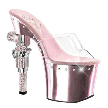 @lollialand- pink gun stripper heels