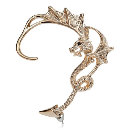 gold dragon ear cuff - Google Search