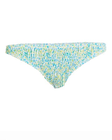 Solid & Striped The Rachel Smocked Bikini Bottoms | INTERMIX®