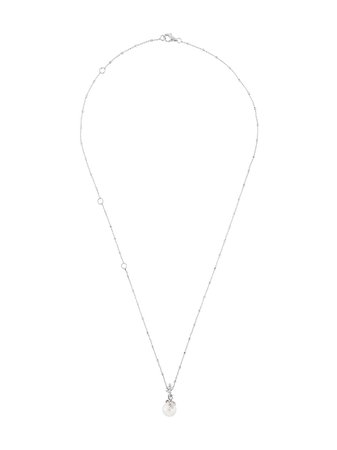 Kasun London Exposed pearl pendant necklace - FARFETCH