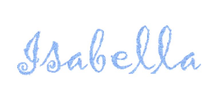 Isabella name blue