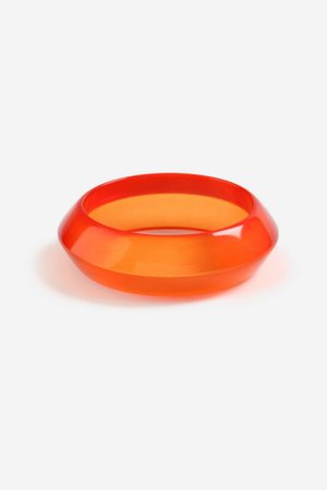 **Curved Resin Bangle | Topshop