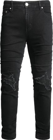 AITITIA Men's Ripped Jeans Taper Skinny Fit Stretch Denim Pants (38, 2004 Black) at Amazon Men’s Clothing store