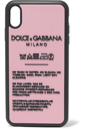 Dolce & Gabbana | Printed silicone iPhone XS case | NET-A-PORTER.COM