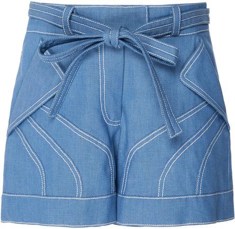 Andrew Gn Low-Rise Cotton Shorts Size: 34