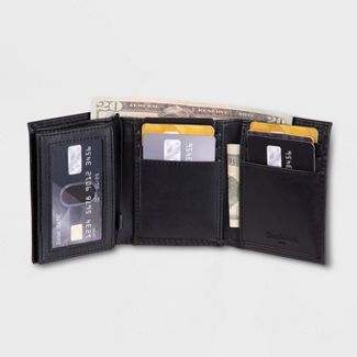 Rfid Extra-capacity Trifold Wallet - Goodfellow & Co™ Black One Size : Target