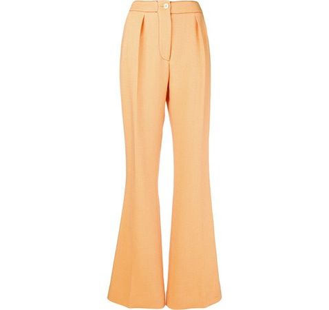Marni pantalones de vestir rectos - Amarillo Y Naranja farfetch el-beige Algodón Algodón - Ropa - Ropa mujer - Diseñador De Moda YSJOMN