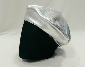 Silver beret | Etsy