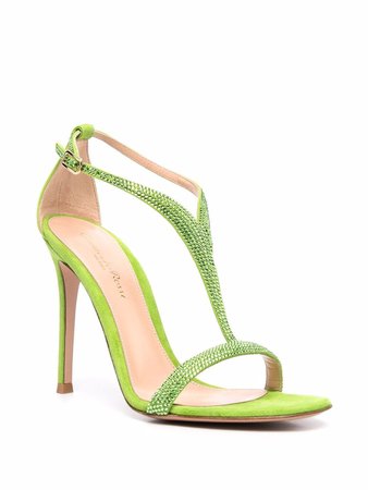 Gianvito Rossi crystal-embellished Sandals - Farfetch
