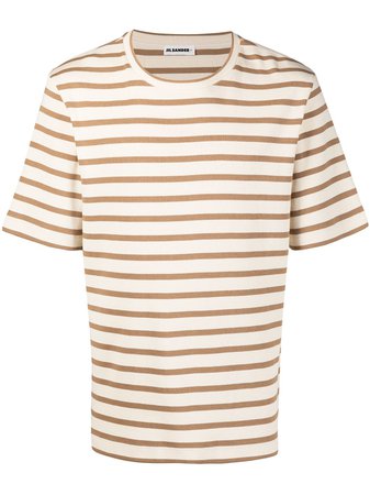 Jil Sander horizontal-stripe T-shirt JPUS707534MS247518 - Farfetch