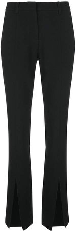 Conway slit flared trousers
