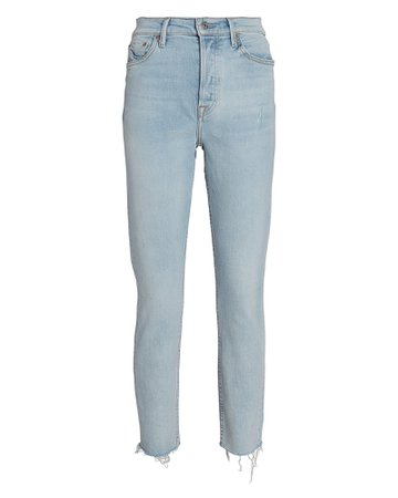 MOTHER Karolina High-Rise Skinny Jeans | INTERMIX®