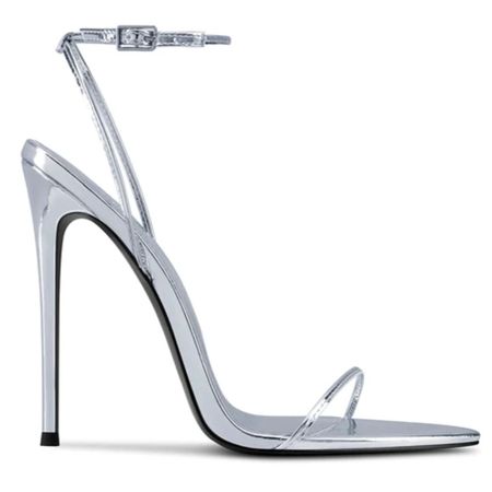 femmela silver heels